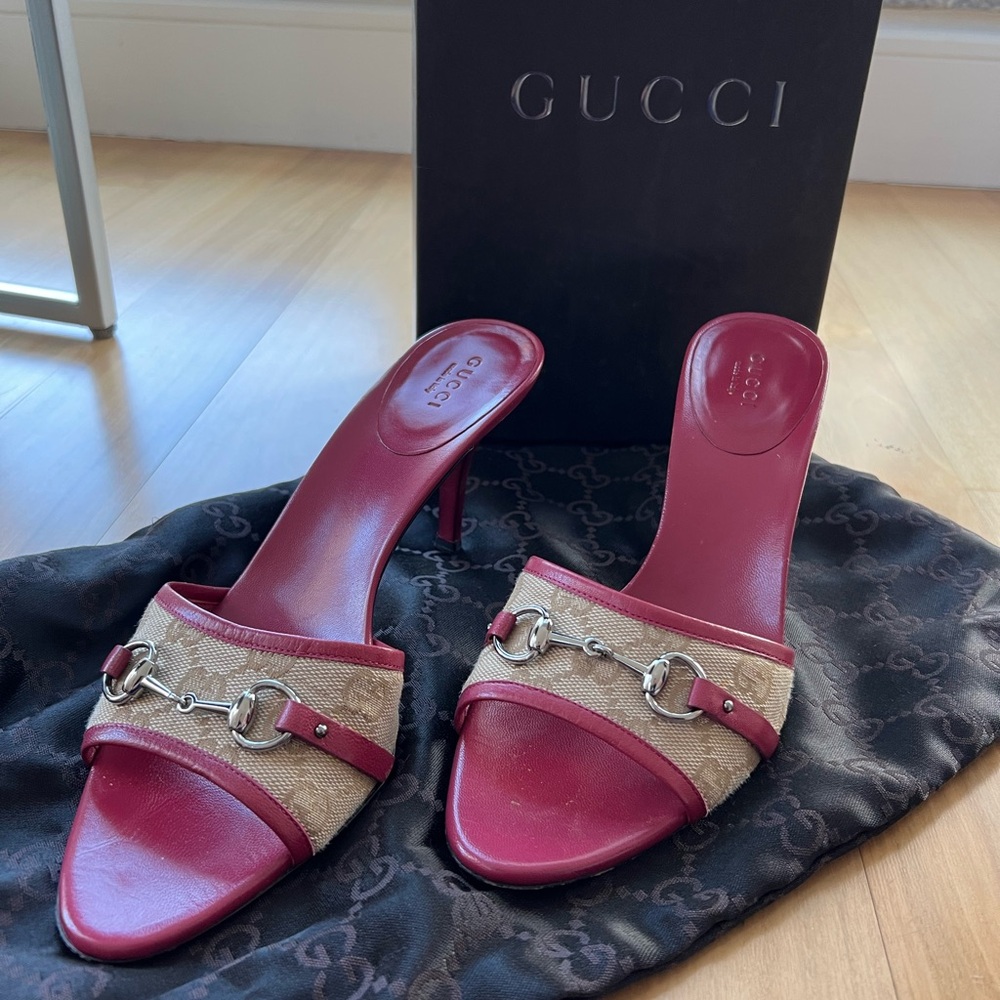Gucci Heeled Sandals - Size 8